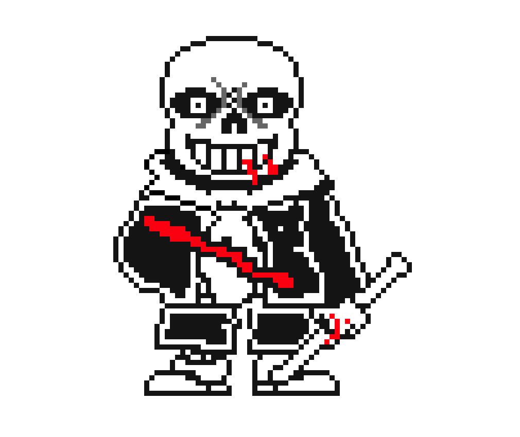 [3dfcf3] Sans Last Breath Phase 2 Full Sprite 