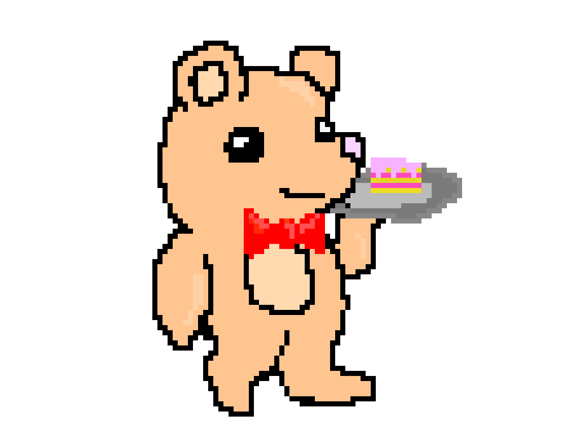 [6ee420] waiter bear