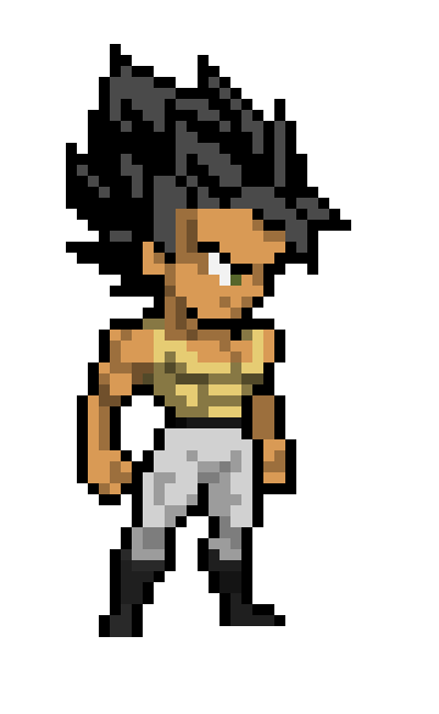 [6c26bc] Toru, the Earthling/Saiyan Hybrid (Base Form) - DBZ OC