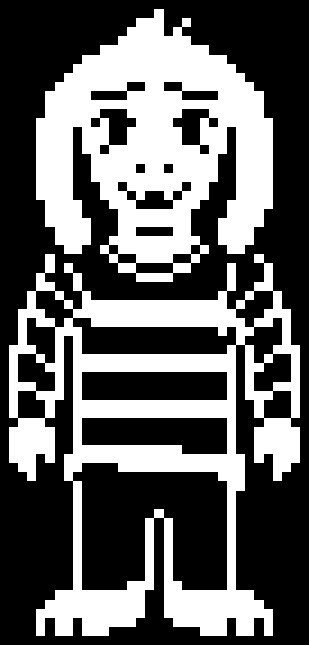 Undertale Asriel Battle Sprite