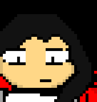 [8d9029] ...?! *she seems a little shocked from the kid appearing like that. yet she decides to go closer, slowly recognizing his face.*