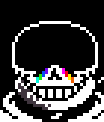 [a228fa] *Paint drips from his eyes, as he walks closer and closer to Fatal and Paps.*