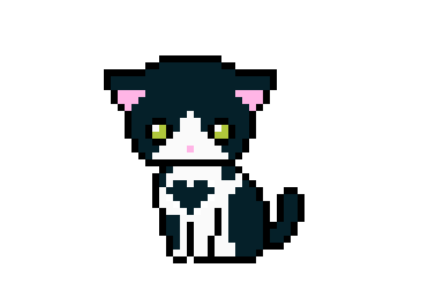 [ed76a0] Pixel Cat