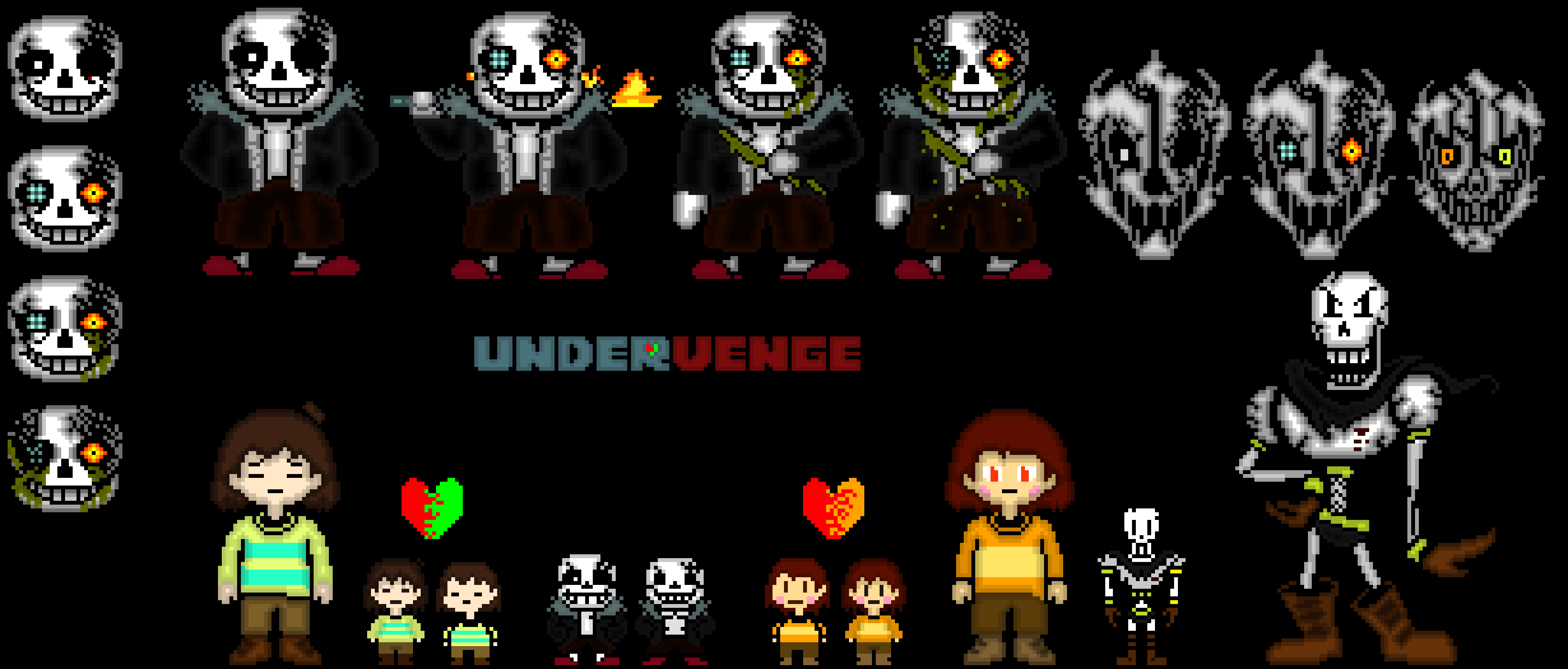 [670d58] UNDERVENGE Sprite Sheet 1 Updated (Again)