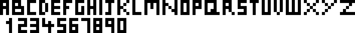[9664c4] PIXEL ALPHABET + NUMBERS