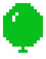 [04f40d] Green Balloon