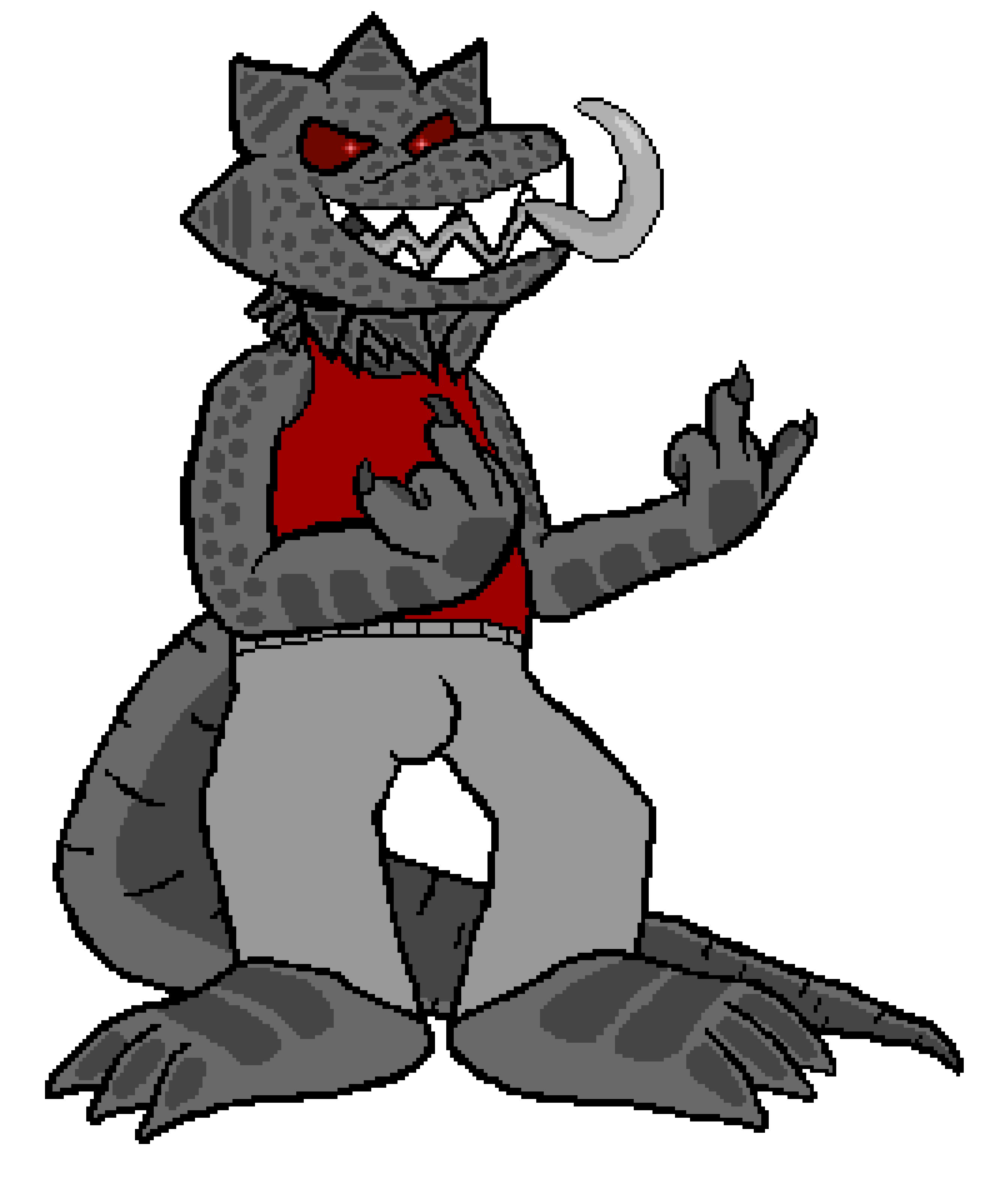 big (and very rude) monster guy idk