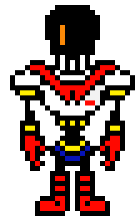 [af4498] UnderTale - Papyrus (Overworld Sprite) (KamuiSenketsu)
