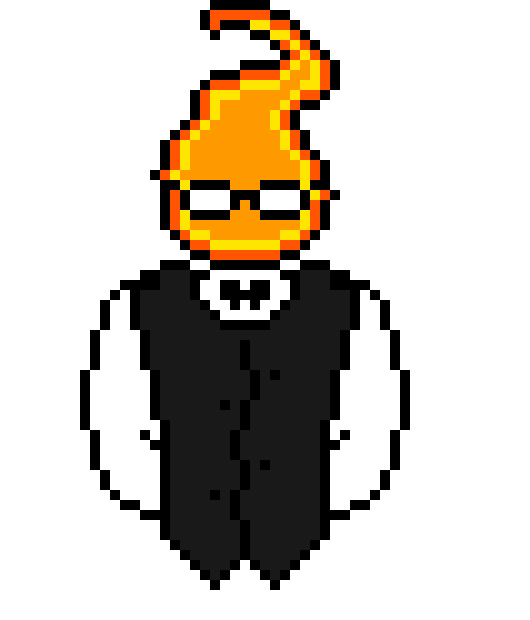 Grillby's Torso (Colored!)