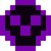 [2c869a] Mtg Pixel Swamp Mana Symbol
