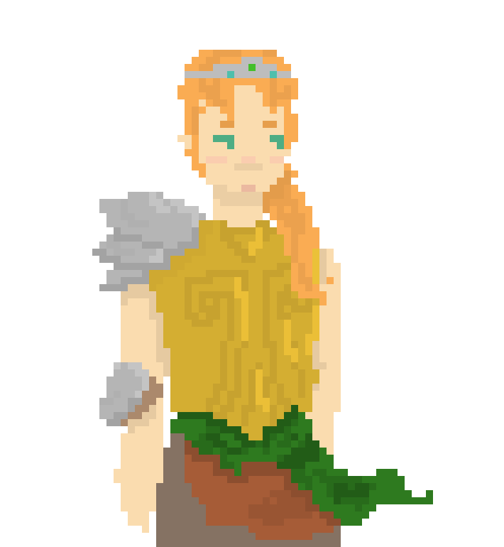 [9664c4] Warrior Woods Woman Elf- Tamsin