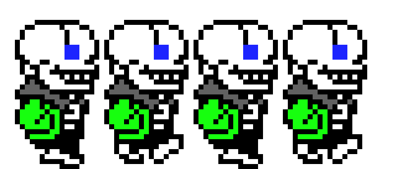[9664c4] UnderTale - Sans Walking Sprite Sheet