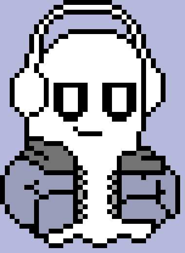 [9664c4] FableTwist Napstablook colered Sprite 1
