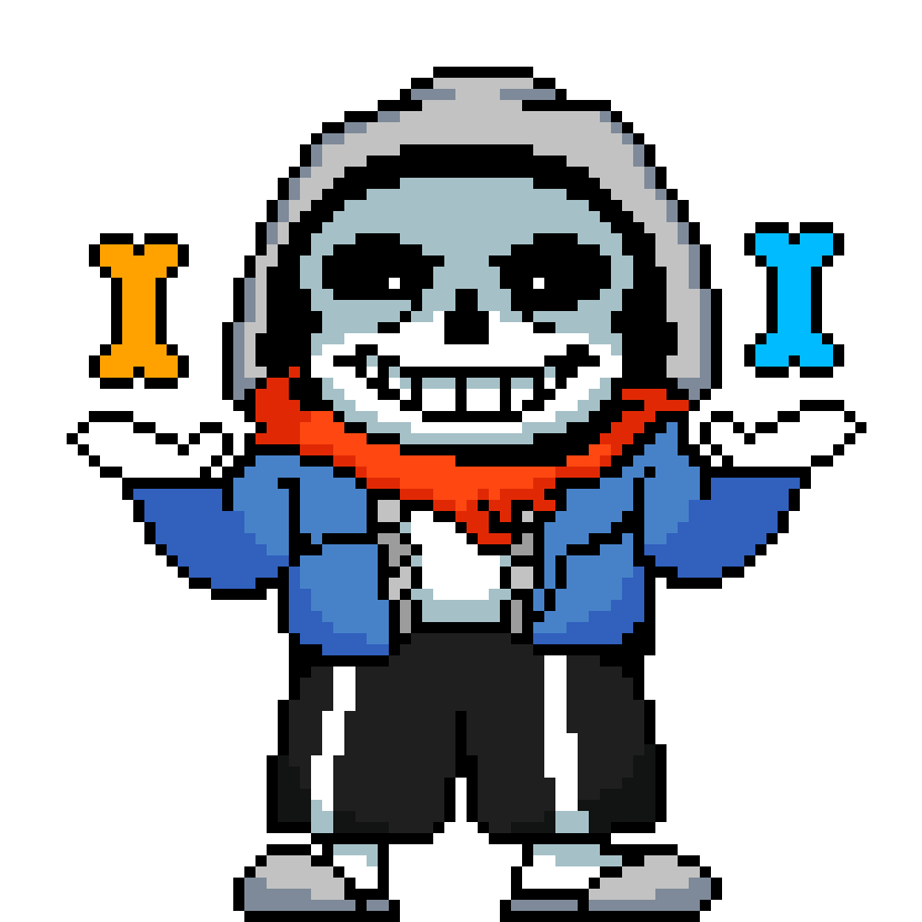 [0b6637] Undertale: The Final Battle/Disbelief Sans Phase 2 Sprite. (IMPROVED)