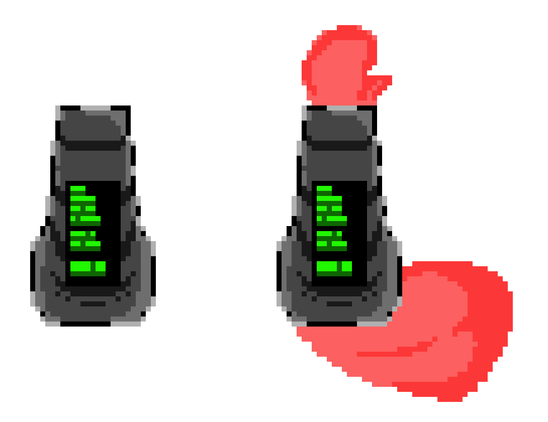 The Armband and its placement on your right arm.