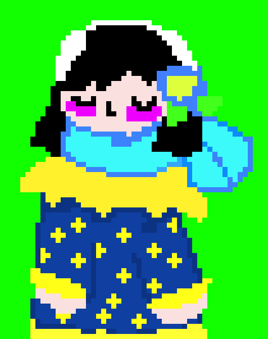 [904ba9] turns around puts her gaot ears on her head hehe smiles