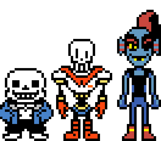 [36f183] why scott Jimmy and John just sans papyrus and undyne low key