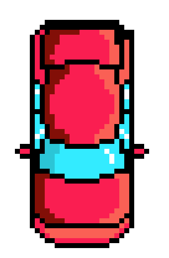 pixel car