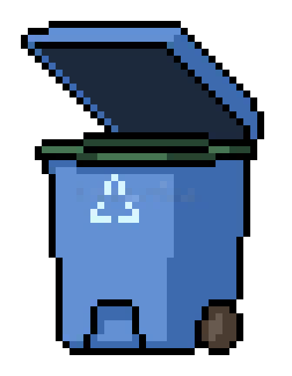 blue-trash-can