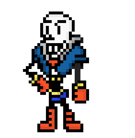 [0e95a5] Deltarune papyrus sprite edit