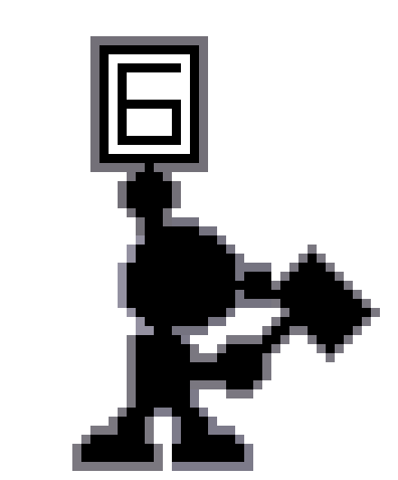 [9664c4] Mr Game and Watch hammer 6