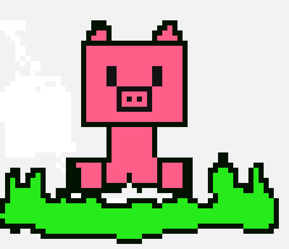 [83c160] piglet on grass