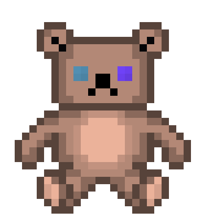 [0c54d2] Mismatched Teddy Bear