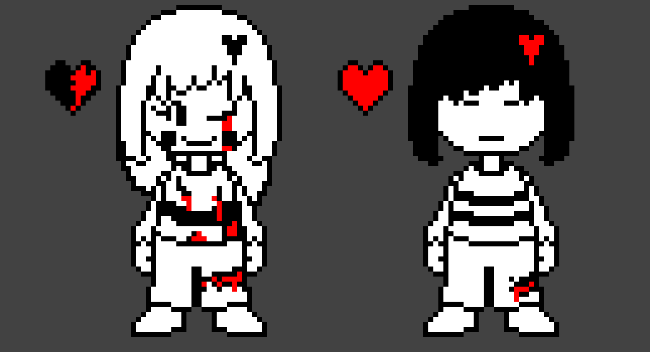 [9664c4] UnderShrike! Chara and Frisk