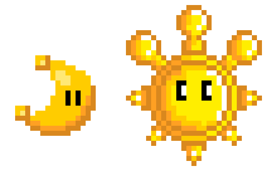 [932632] Sun and moon