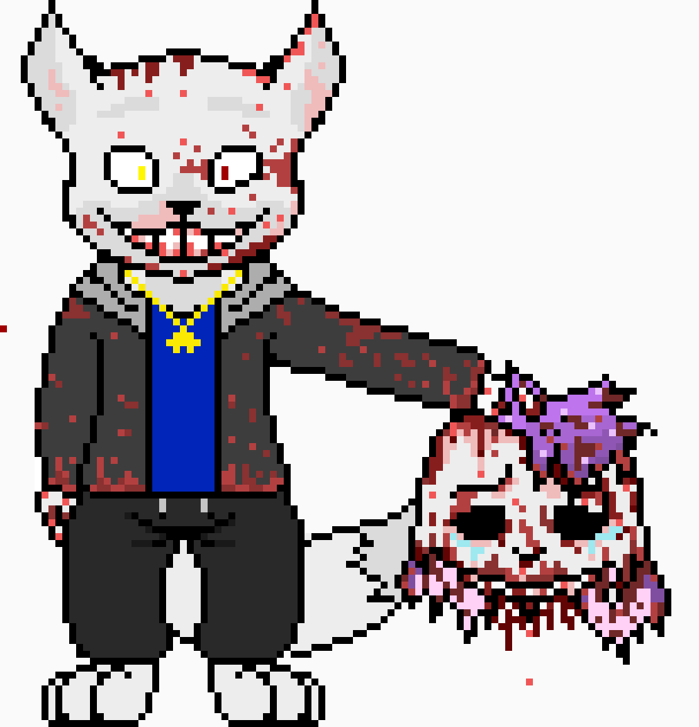 Small edit: I'm really good with blood and anatomy, so i fixed up some small little details for ya.    :)