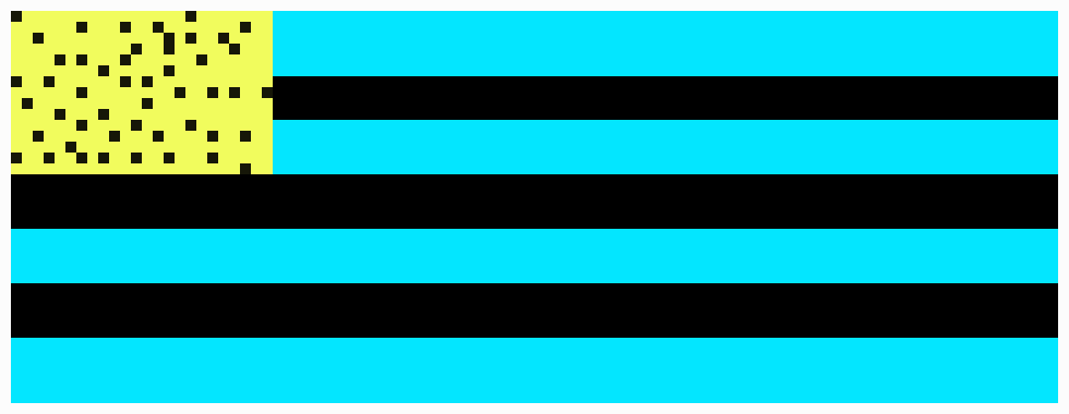 [9664c4] Inverted Color American Flag!