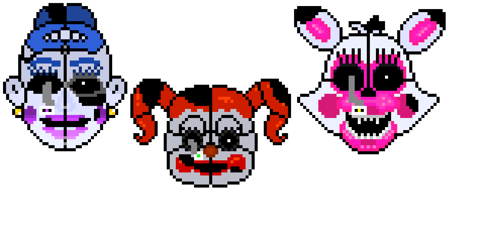 [9664c4] FNaF Sister Location 2 Baby/Ballora/Funtime Foxy
