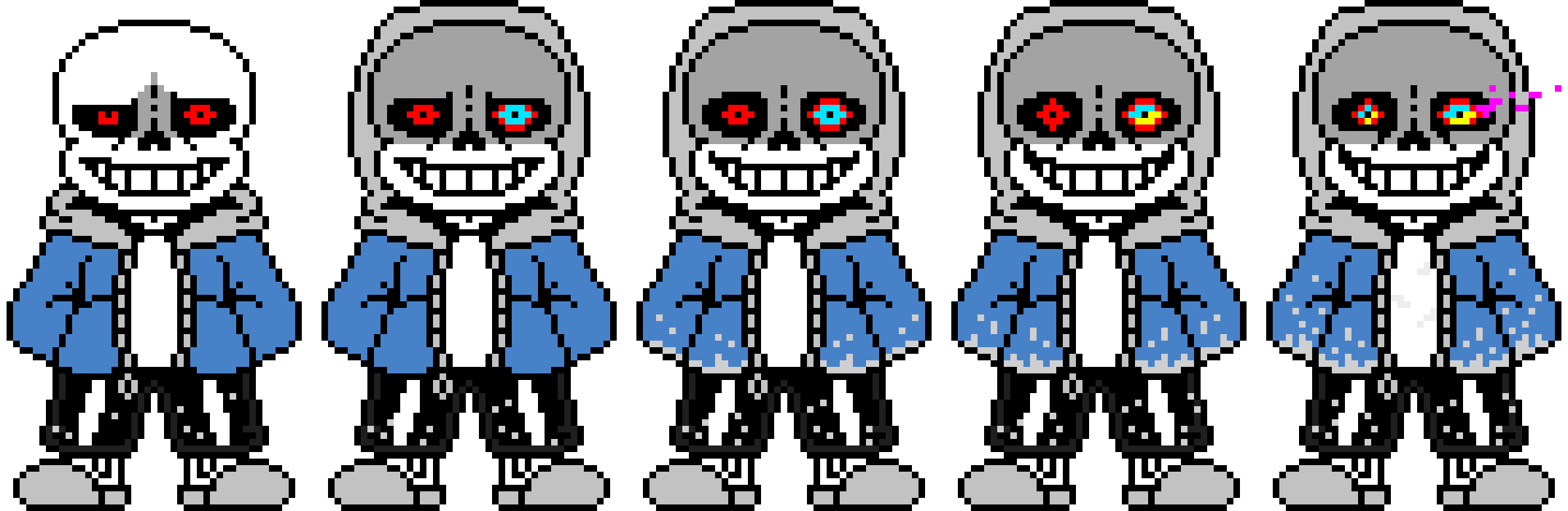 Dust Sans Evolution