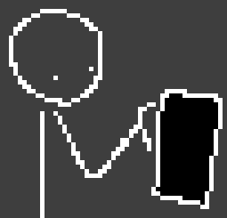 [4e3c76] white sciencey stickman, weird uh, portal screen thingys i think??  trying to research and find a cure fooooorrr the flesh on sylly?? iunno
