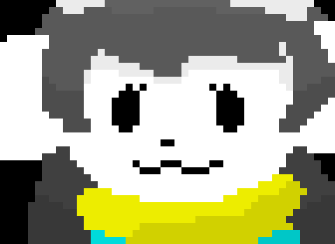 [a34ade] [The Temmie wanders out of the city, following the path]