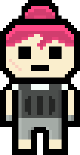 [61c3a2] danganronpa pixel sprite base big - Isayo Youko
