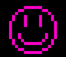 [256d1f] Pixel Smiley Face