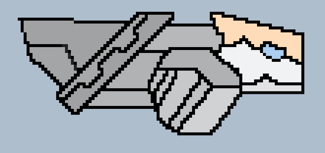 [9664c4] Geometry Dash Icon ship7