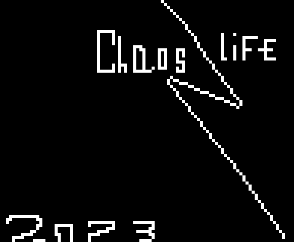 [25947d] Chaos Life teaser logo