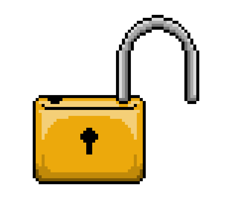 [9664c4] Padlock (Unlocked)