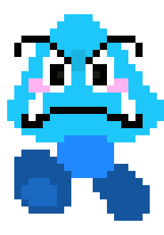 Blue Cute Goomba
