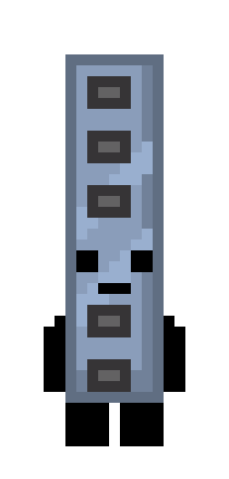 [9664c4] Steel door pixel sprite