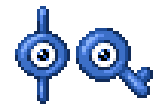 [3394f2] Shiny Unown (IQ)