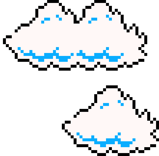 [9664c4] Super Mario Bros Cloud Sprites V2