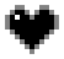 [fcb935] Black Pixel Art