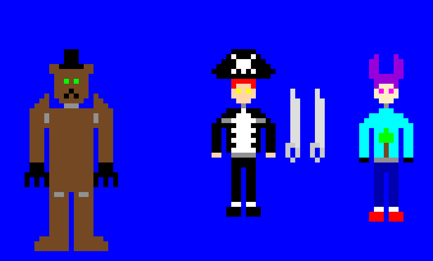 [315ab2] *Stare back at you* - Animatron-X {Fred, The Red Fox, Ban The Brawler, G.Fred}