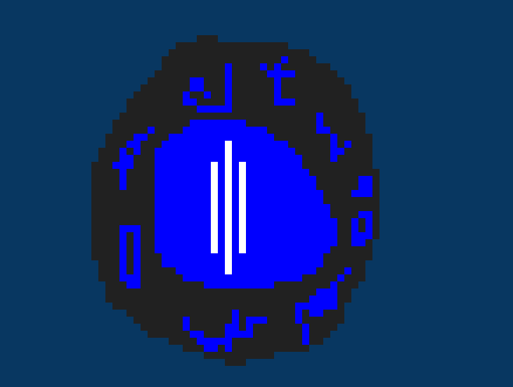 [6e107d] *suddenly, a tractor beam is shot out of the eye of the ball, and it picks up dell*