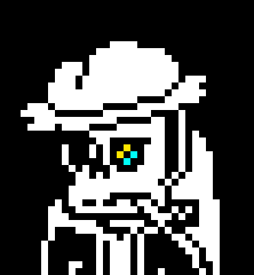 [2fbf6b] *aims his gun at terror as hes suddenly behind him* We dont like your kind in our town.