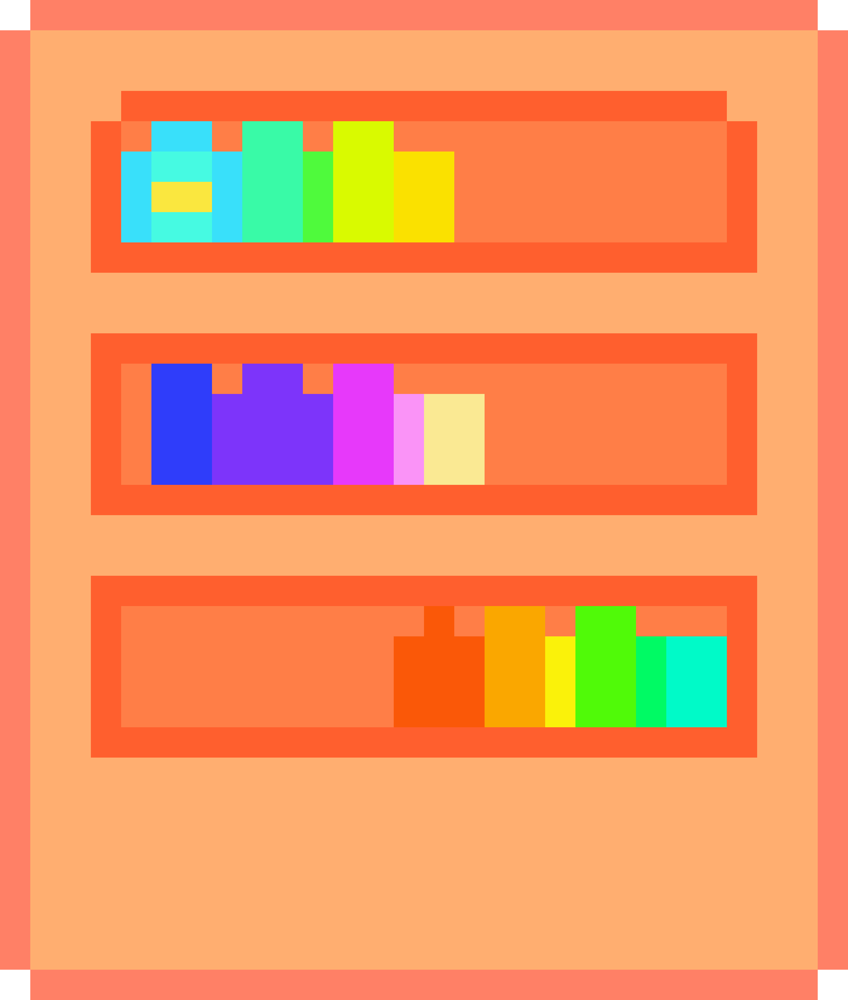 [e09d97] Bookcase small