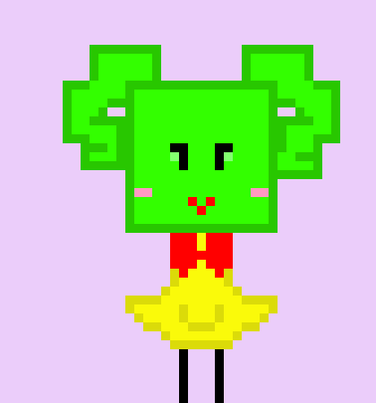 [05b0c1] (I would supply a video if you didn't, but....her neck snaps and turns upside down, spider legs appear from her hair....and this is a KIDS GAME.)